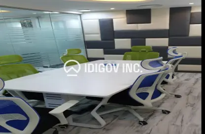 Office Space - Studio - 1 Bathroom for rent in The Binary Tower - Business Bay - Dubai
