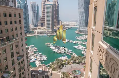 Apartment - 1 Bedroom - 2 Bathrooms for rent in Al Mesk Tower - Emaar 6 Towers - Dubai Marina - Dubai