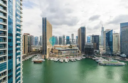 Apartment - 1 Bathroom for rent in Bay Central Tower West - Bay Central - Dubai Marina - Dubai