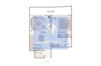 شقة - غرفة نوم - 2 حمامات للبيع في Beach Walk Residences 3 - بيتش ووك ريزيدنسز - جزر دبي - دبي
