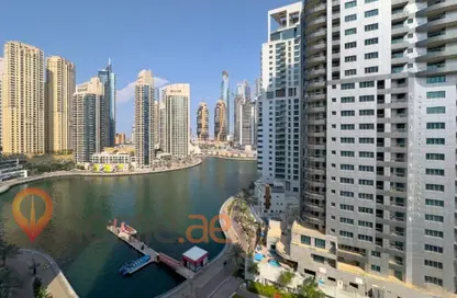 Apartment - 1 Bedroom - 2 Bathrooms for rent in Marina View Tower A - Marina View - Dubai Marina - Dubai