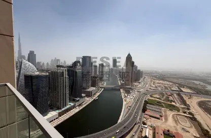 شقة - 2 غرف نوم - 3 حمامات للايجار في برج نورا - مدينة الحبتور - الخليج التجاري - دبي