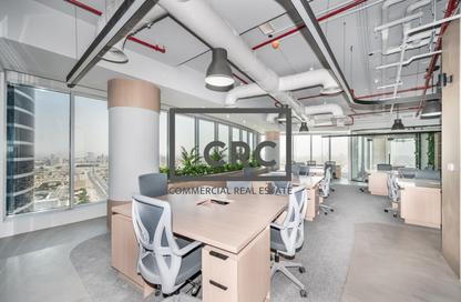 Office Space - Studio - 1 Bathroom for rent in I Rise Tower - Barsha Heights (Tecom) - Dubai
