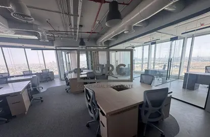 Office Space - Studio - 1 Bathroom for rent in I Rise Tower - Barsha Heights (Tecom) - Dubai