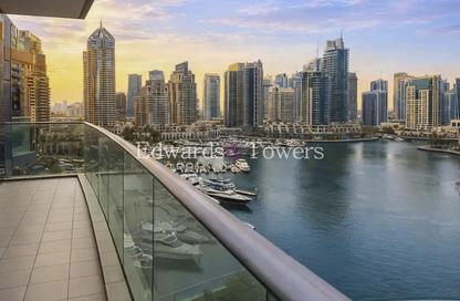 Apartment - 2 Bedrooms - 3 Bathrooms for rent in Damac Heights - Dubai Marina - Dubai
