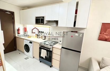 Apartment - Studio - 1 for rent in Wavez Residence - Liwan - Dubai