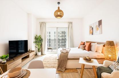 Apartment - Studio - 1 Bathroom for rent in Waters Edge - Yas Island - Abu Dhabi