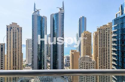 Apartment - 1 Bedroom - 2 Bathrooms for rent in Bay Central Tower Central - Bay Central - Dubai Marina - Dubai