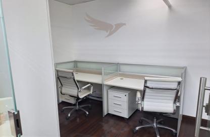 Office Space - Studio - 1 for rent in Clover Bay Tower - Business Bay - Dubai