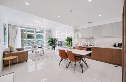 Apartment - 1 Bedroom - 1 Bathroom for rent in Beach Isle Tower 1 - Beach Isle - EMAAR Beachfront - Dubai Harbour - Dubai