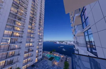 Apartment - 1 Bedroom - 2 Bathrooms for sale in Ajman Creek Towers - Al Rashidiya 1 - Al Rashidiya - Ajman