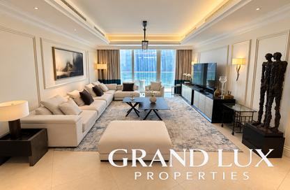 Apartment - 3 - 4 for rent in Kempinski Blvd (The address Blvd) - Downtown Dubai - Dubai