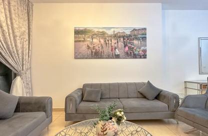 Apartment - 3 Bedrooms - 3 Bathrooms for rent in Beach Tower 1 - Al Khan Lagoon - Al Khan - Sharjah