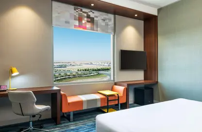 Apartment - Studio - 1 Bathroom for rent in Aloft Dubai South - Dubai South (Dubai World Central) - Dubai