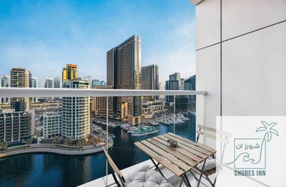 Apartment - 2 - 2 for rent in Continental Tower - Dubai Marina - Dubai