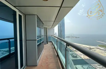 شقة - 2 غرف نوم - 2 حمامات للايجار في برج الأميرة - دبي مارينا - دبي