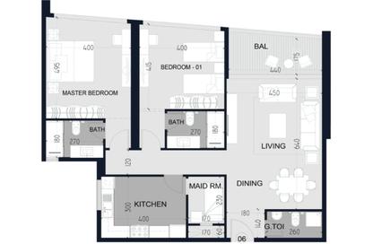 Apartment - 2 Bedrooms - 3 Bathrooms for sale in Al Khan Corniche - Al Khan - Sharjah