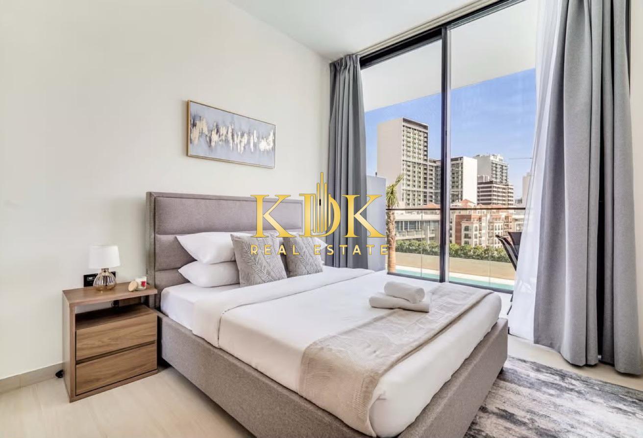 High-Floor 1BR | Fully Furnished | Pool View photo 11