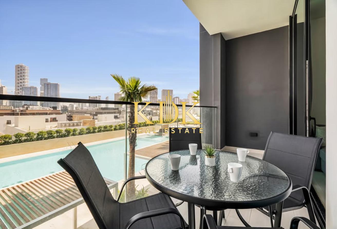 High-Floor 1BR | Fully Furnished | Pool View photo 10