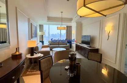 شقة - غرفة نوم - 2 حمامات للايجار في جادة كمبينسكي - وسط مدينة دبي - دبي