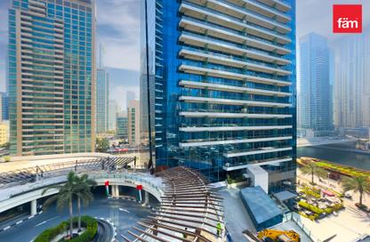 Apartment - Studio - 1 Bathroom for rent in Silverene Tower B - Silverene - Dubai Marina - Dubai