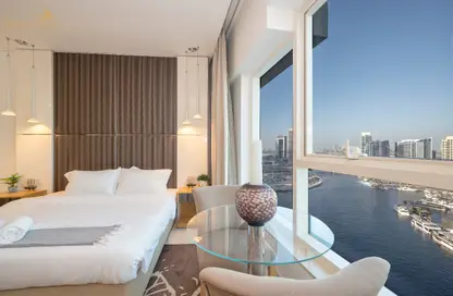 Apartment - Studio - 1 Bathroom for rent in DAMAC Maison Canal Views - Business Bay - Dubai