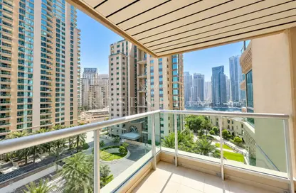 Apartment - 3 Bedrooms - 4 Bathrooms for rent in Al Mass Tower - Dubai Marina Towers - Dubai Marina - Dubai