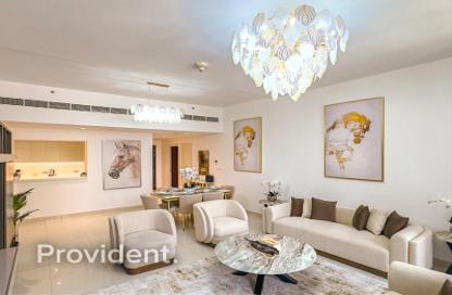 Apartment - 3 Bedrooms - 3 Bathrooms for rent in Boulevard Crescent Tower 1 - BLVD Crescent - Downtown Dubai - Dubai