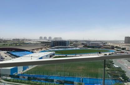 شقة - غرفة نوم - 2 حمامات للايجار في المساكن الحمراء - مدينة دبي الرياضية - دبي شقة - غرفة نوم - 2 حمامات للايجار في المساكن الحمراء - مدينة دبي الرياضية - دبي