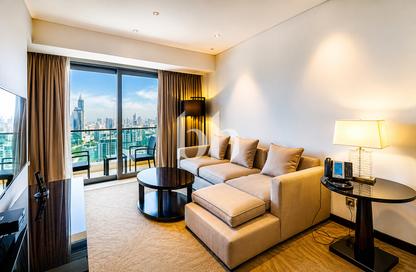 Apartment - 1 Bedroom - 2 Bathrooms for rent in Dubai Marina Mall Hotel - Dubai Marina - Dubai
