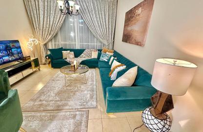 Apartment - 1 Bedroom - 2 Bathrooms for rent in Beach Tower 1 - Al Khan Lagoon - Al Khan - Sharjah