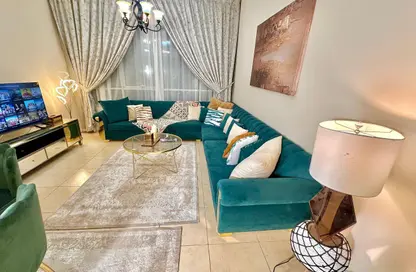 Apartment - 1 Bedroom - 2 Bathrooms for rent in Beach Tower 1 - Al Khan Lagoon - Al Khan - Sharjah