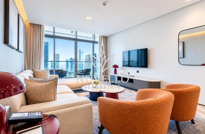 Apartment - 3 Bedrooms - 3 Bathrooms for rent in InterContinental Dubai Marina - Dubai Marina - Dubai