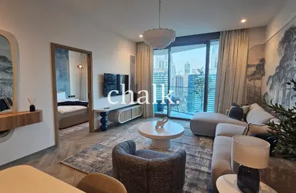 شقة - غرفة نوم - 1 حمام للايجار في بنينسولا ثري - بنينسولا - الخليج التجاري - دبي