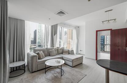 Apartment - 1 - 2 for rent in Lake View Tower - JLT Cluster B - Jumeirah Lake Towers - Dubai