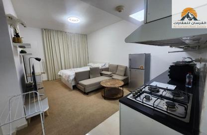 Apartment - Studio - 1 for rent in Orient Tower 1 - Orient Towers - Al Bustan - Ajman Apartment - Studio - 1 for rent in Orient Tower 1 - Orient Towers - Al Bustan - Ajman