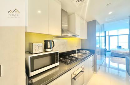 Apartment - Studio - 1 Bathroom for rent in Damac Maison Prive A - Damac Maison Prive - Business Bay - Dubai