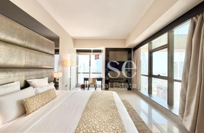 Apartment - Studio - 2 Bathrooms for rent in Gevora Hotel - Sheikh Zayed Road - Dubai