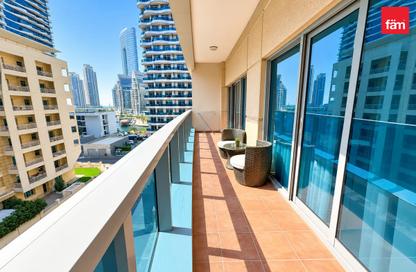 Apartment - 1 - 2 for rent in Zumurud Tower - Dubai Marina - Dubai