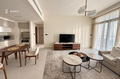 Apartment - 1 - 1 for rent in Marina Vista Tower 1 - Marina Vista - Emaar Beachfront - Dubai Harbour - Dubai