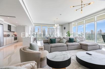 Apartment - 4 - 5 for rent in Sunrise Bay Tower 1 - Sunrise Bay - Emaar Beachfront - Dubai Harbour - Dubai