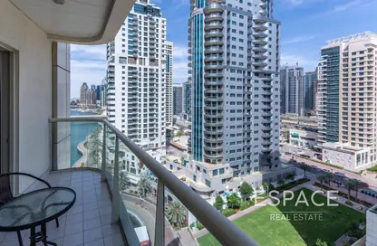 Apartment - 2 Bedrooms - 2 Bathrooms for rent in Marina View Tower B - Marina View - Dubai Marina - Dubai
