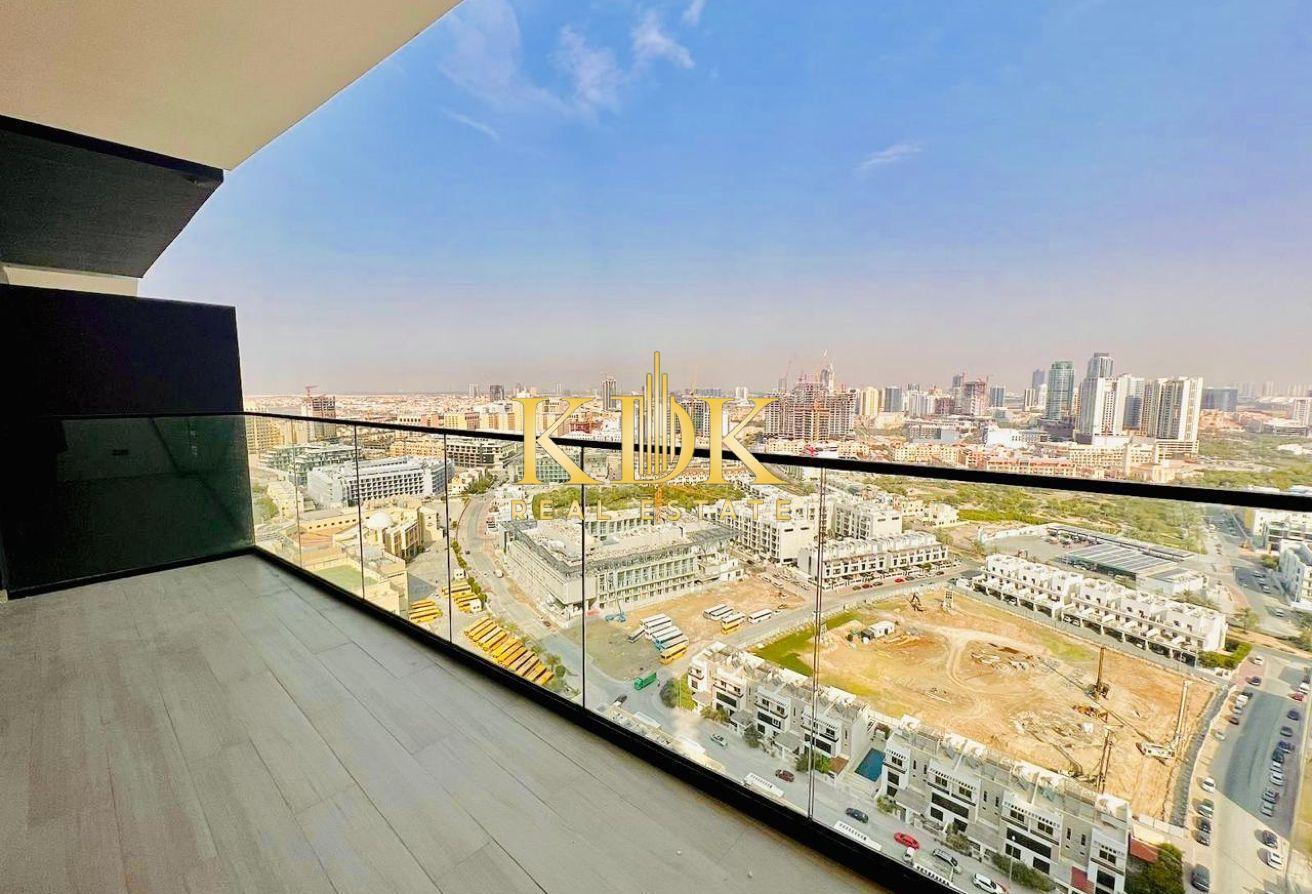 Furnished 1BR | Binghatti Heights | Balcony photo 6