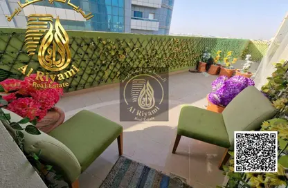 Apartment - 1 Bedroom - 2 Bathrooms for rent in Orient Tower 1 - Orient Towers - Al Bustan - Ajman