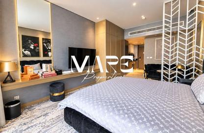 Apartment - Studio - 1 for rent in Damac Maison Prive A - Damac Maison Prive - Business Bay - Dubai