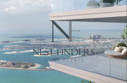 شقة - 2 غرف نوم - 2 حمامات للبيع في برج Seapoint 2 - سي بوينت - إعمار بيتشفرونت - دبي هاربور - دبي