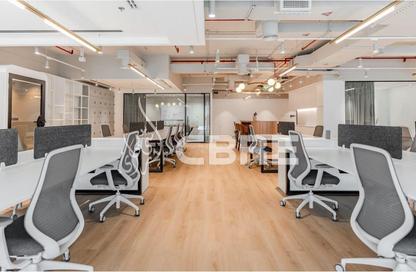 Office Space - Studio - 1 Bathroom for rent in Burj Al Salam - Sheikh Zayed Road - Dubai