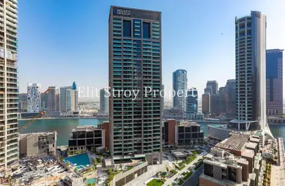 Apartment - Studio - 1 Bathroom for rent in Peninsula One - Peninsula - Business Bay - Dubai