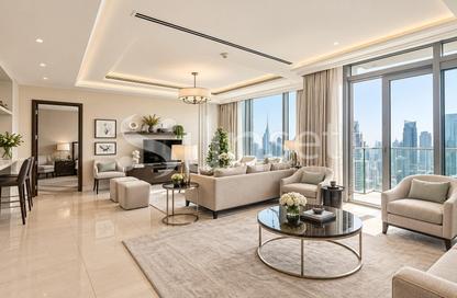 Apartment - 3 - 4 for rent in The Address Residence Fountain Views 1 - The Address Residence Fountain Views - Downtown Dubai - Dubai