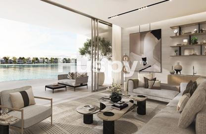 Villa - 5 - 7+ for sale in Beach Collection Frond K - Beach Collection - Palm Jebel Ali - Dubai